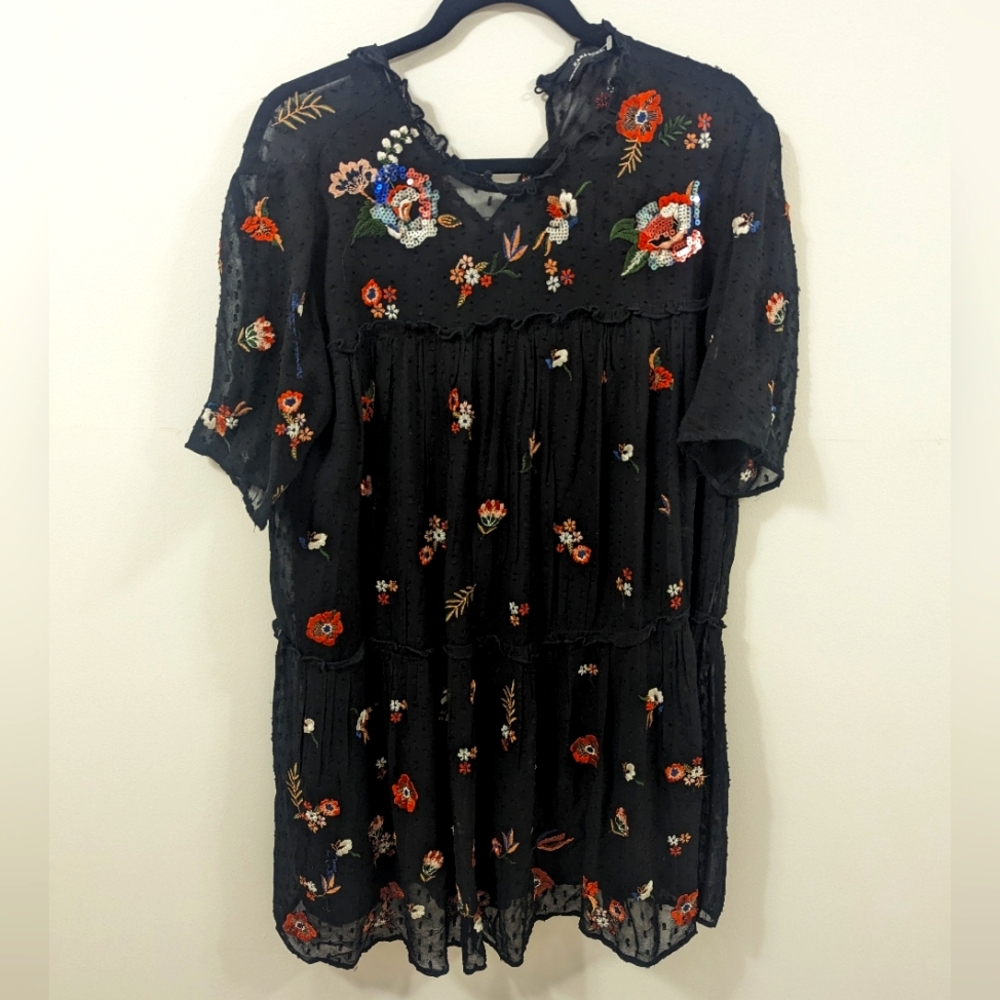 Zara sequined mini dress